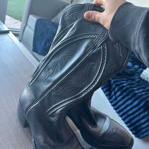 Black Leather Men’s Boot